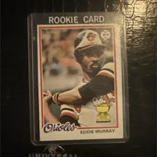 Topps 1978 Eddie Murray Rookie Card #36 Baltimore Orioles MLB Baseball