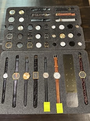Lot Of 7 Philippe Pechard Denmark Interchangeable Watches 2 Tested So Far.