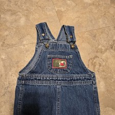 Vtg McKids Denim Overalls Baby Toddler 90s McDonalds Sears Denim Snaps 18 Month