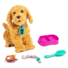 Moji Interactive Labradoodle - Plush Interactive Dog Toy for Boys and Girls,
