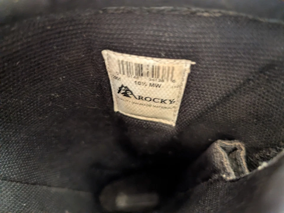 Bota de lluvia impermeable de neopreno Rocky Core - Realtree Xtra, EE. UU. 10 (M) Foto 4 de 4