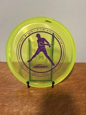 Discraft ESP Luna Paul McBeth 6X. Hulk Color Combo Green W Purple Stamp
