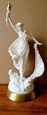 LADY LIBERTY  PORCELAIN GREEK STATUE BY STUAR...