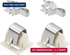 2 Pairs 279570 Dryer Door Latch Strike Kit Replacement Part - Exact suitable for
