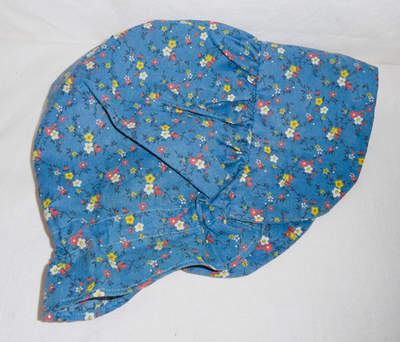 バイイー Vintage Sun Bonnet ~ Blue Calico ~ Ladies Work Cap ~ Adult size | eBay