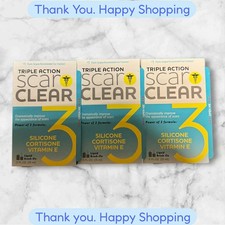 FOR 3 Scar Clear Triple Action Scar Treatment Liquid Brush On New Shipping