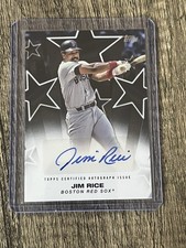 2025 Topps Series 2 Baseball Stars Autographs Jim Rice Black BSA-JR  /10