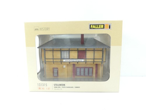 Faller H0 131315 modelo de edificio actuador, coloreado a mano, NUEVO en EMBALAJE ORIGINAL #69400 | Condition: Gebraucht