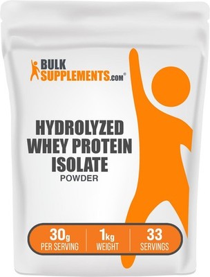 Hydrolyzed Whey Protein Isolate Powder 2.2 Pounds Unflavored 30G Protein Serve