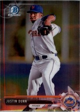 2017 Bowman Chrome Mini Prospects #BCP223 Justin Dunn - BB