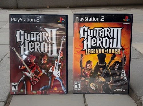Guitar Hero PlayStation 2 Games Black Label Complete Tested