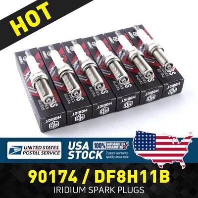 Premium Durable 6 Pcs OEM Replacement 90174 DF8H11B Iridium Spark Plugs NEW MGT