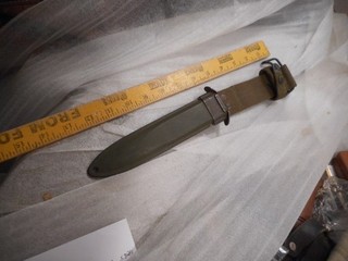 VINTAGE US M8 A1 BM CO KNIFE Sheath Military