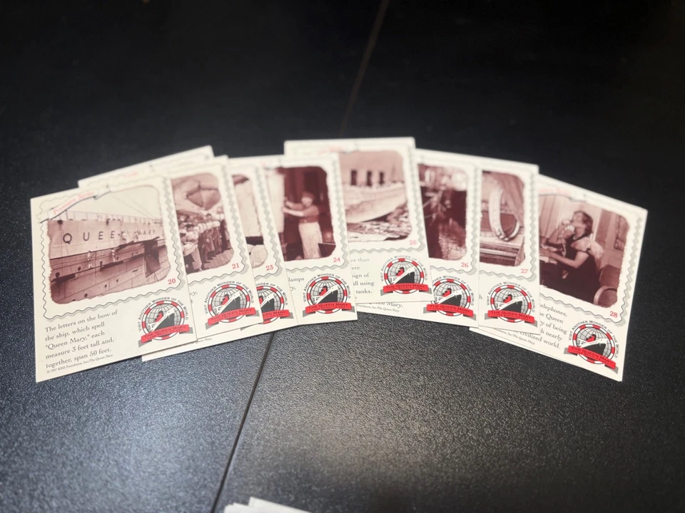 完整收藏(14 套)RMS 玛丽女王首映集换卡系列限量版 — 第 2/4 张图片