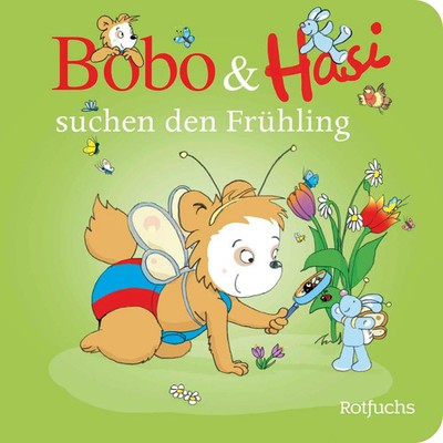 Bobo & Hasi suchen den Frühling | Pappbilderbuch für Babys und Kleinkinder