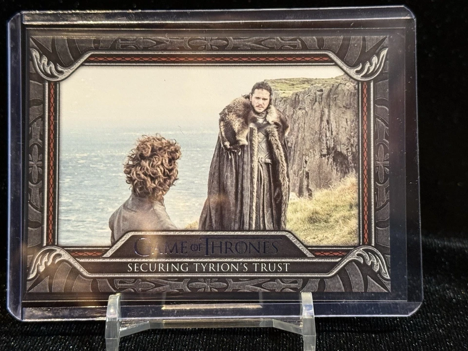 2024 Game Of Thrones Legends Of The Realm JS46 Jon Snow Tyrion Set 1/1 & Plates - Image 2 of 4