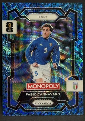 2026 Panini Prizm Monopoly FIFA World Cup Italy Fabio Cannavaro