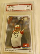 1991 BBM #379 Hideo Nomo RC ROOKIE PSA 9 Los Angeles Dodgers Kintetsu Buffaloes