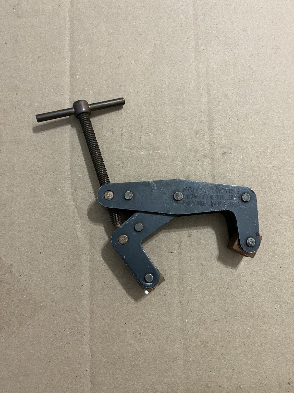 Vintage Twist Machinist Welders Clamp Model #92853
