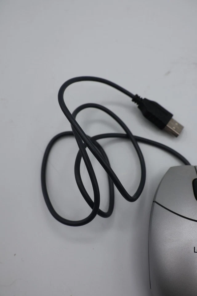 Vintage Logitech M-UV55a Wired Mouse USB 830695-0000 Tested & Working - Image 3 of 4