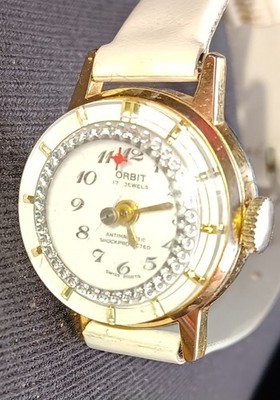 Vintage ORBIT 17 Jewels Ladies Mechanical Watch, Swiss Parts, NR
