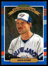 1991 Donruss Diamond Kings Dave Stieb Toronto Blue Jays #1