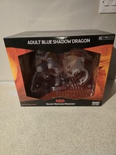 Image of D&D Nolzur's Marvelous Miniatures Adult Blue Shadow Dragon Figure New Boxed