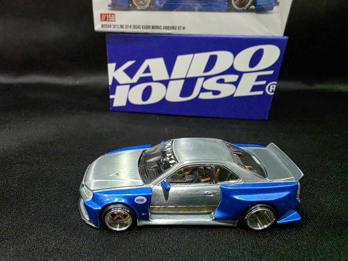 CHASE - Kaido House x MINI GT - Nissan Skyline GT-R R34 V2 Aero