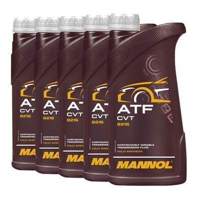 MANNOL 8216 ATF CVT Automatikgetriebeöl VW G 052 180, 5x1 Liter