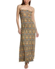 Faithfull The Brand Elina Maxi Dress Women's Green S