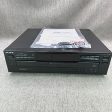 Sony CDP-C265 5 CD Compact Disc Changer Player Manual No Remote TESTED WORKING