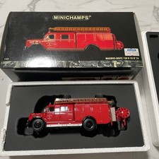 MAGIRUS DEUTZ 150 D 10 LF 16 MINICHAMPS 1/43 Scale Diecast Metal Fire Truck el