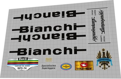 1977 Bianchi Mod. 00.4.30 Specialissima  Super-Leggera  DECAL SET