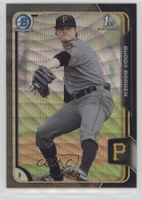 2015 Bowman Asia Exclusive Black Wave Refractor Buddy Borden #BCP63 0b3