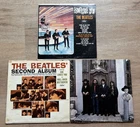 THE BEATLES 3LP Lot: Beatles Second Album, The Beatles Again, Something New POOR