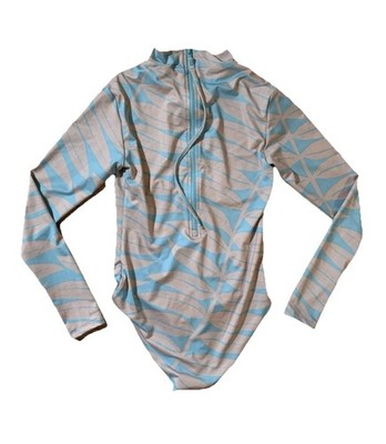 Patagonia Womens Swell Seeker One Piece Long Sleeve Zipper Swimsuit Size S NWOT
