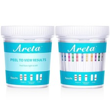 Areta 25-Pack 14-Panel Drug Test Cups Rapid, FDA Cleared, CLIA Waived