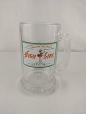 Miller High Life Company Vintage - A Pure Tonic Beverage Glass Mug - Heavy