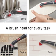 Cordless Electric Battery Powered Scrub Brush for Home/Kitchen/Bathroom/Grout/Ti