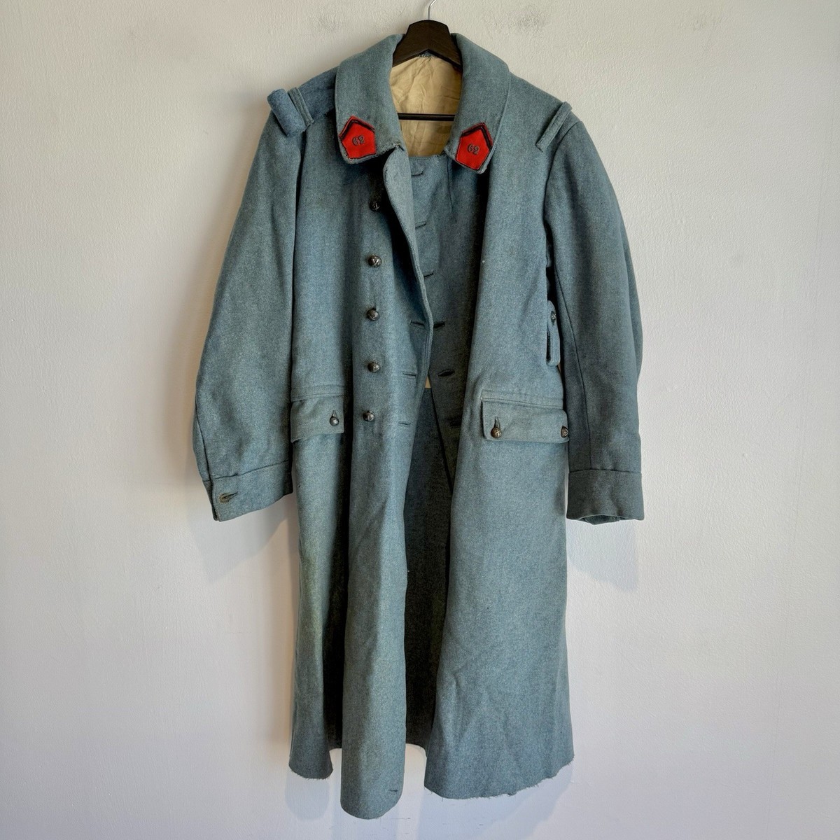 Original WW1 French Blue Horizon Trench coat m1916 | eBay