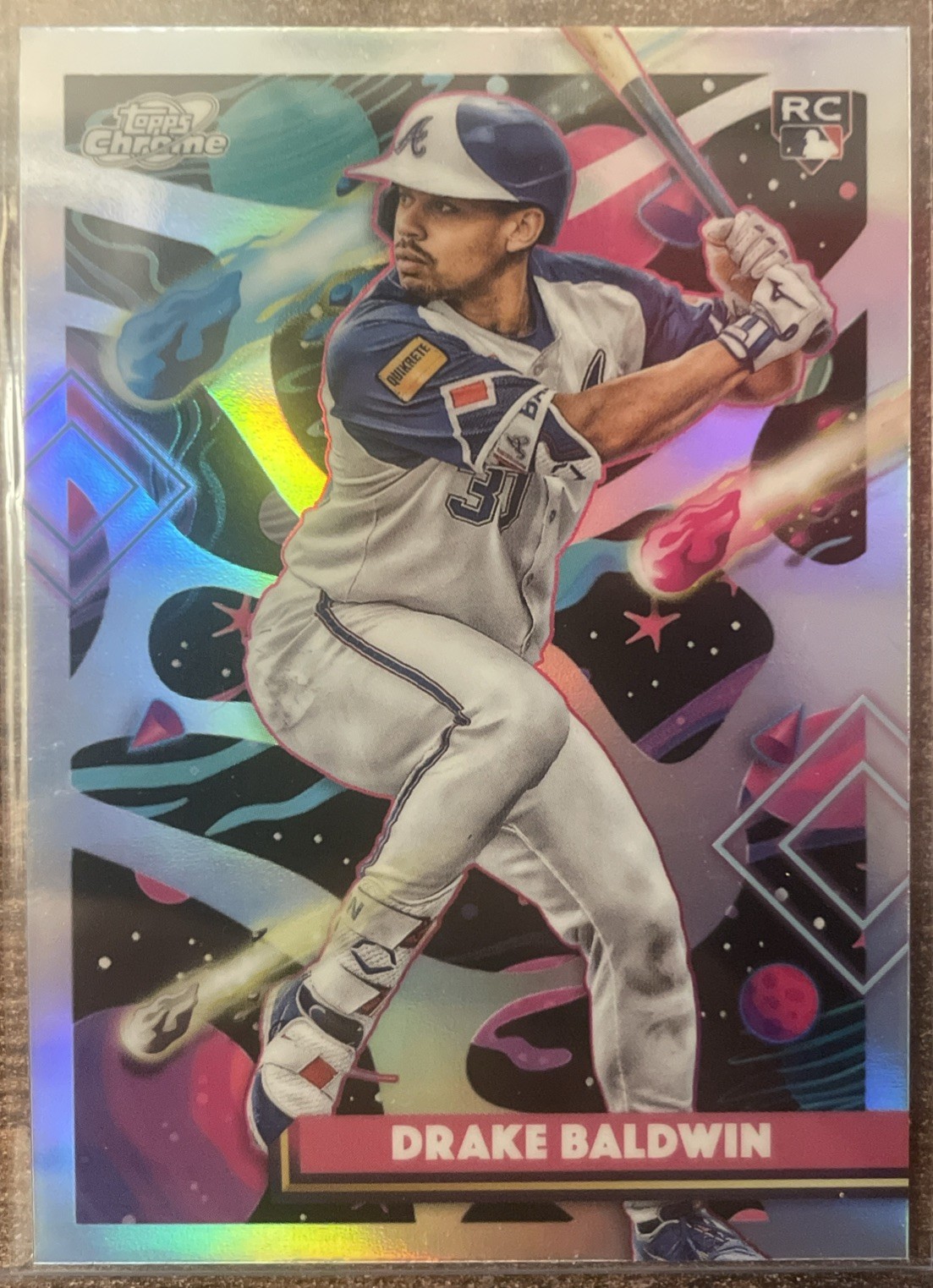 Drake Baldwin 2025 Topps Cosmic Chrome Refractor #96 Atlanta Braves Rookie ROY