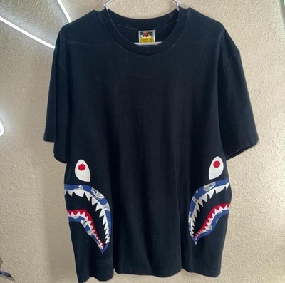 A Bathing Ape Shark Graphic Heavyweight Cotton T-Shirt