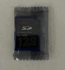 Canon 128MB high speed SD Memory Card Genuine NEW Sealed in Package SDC-128MH