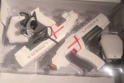 Laser X Real-Life Laser Gaming Experience Double Blasters w/Box 200' Range TESTD