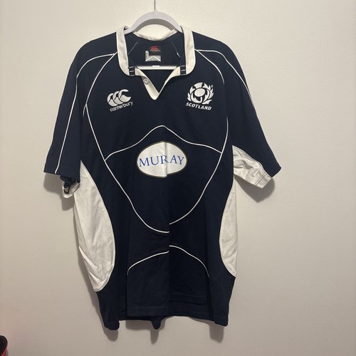 Maillot Vintage 2007 Écosse Rugby Union Canterbury - Équipe Nationale, Pour Homme