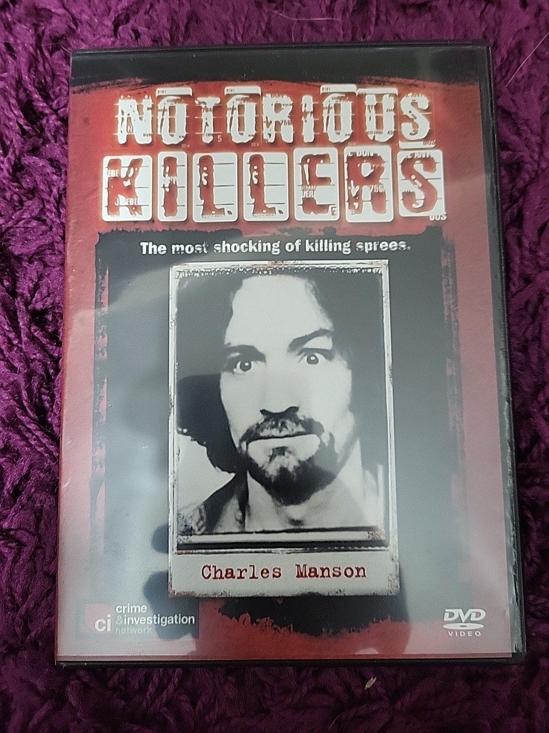 Notorious Killers Charles Manson DVD – True Crime Documentary