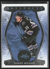 2023-24 UD Artifacts Sonny Milano 20 Base Light Blue Steel 34/85