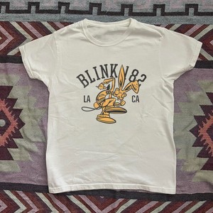 Débardeur Femme BLINK182 – Logo Rose 3 Barres Et Goutte – T-Shirt Officiel Coton Noir