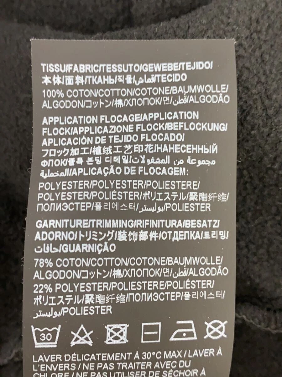 SAINT LAURENT (YSL) Felpa con cappuccio SAINT LAURENT L cotone BLK 689395 usata