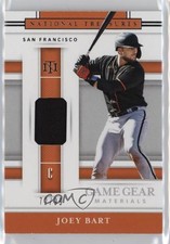 2020 Panini National Treasures Game Gear Materials 72/99 Joey Bart #GGM-JB v9t